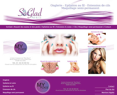 SoGlad Onglerie, Epilation au fil, extension de cils, maquillage permanent