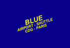 Blue Airport Shuttle Paris